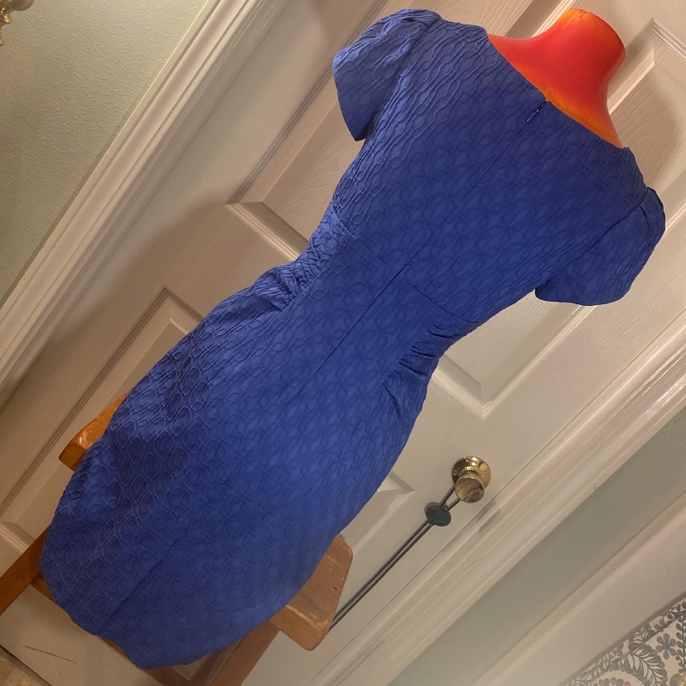 ADRIANNA PAPELL Blue Dress - Picture 3 of 14